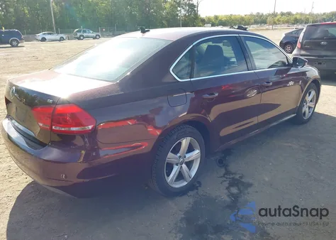 2012 Volkswagen Passat 2.5L Se из США, поврежденный, VIN 1VWBP7A32CC091388